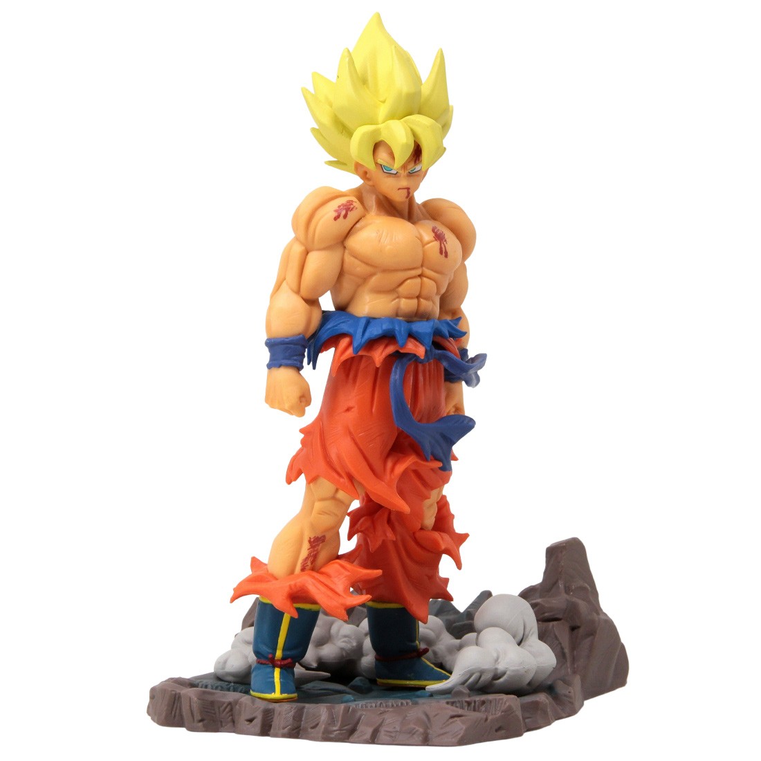Banpresto Dragon Ball Z History Box Vol. 3 Super Saiyan Son Goku Figure (orange)