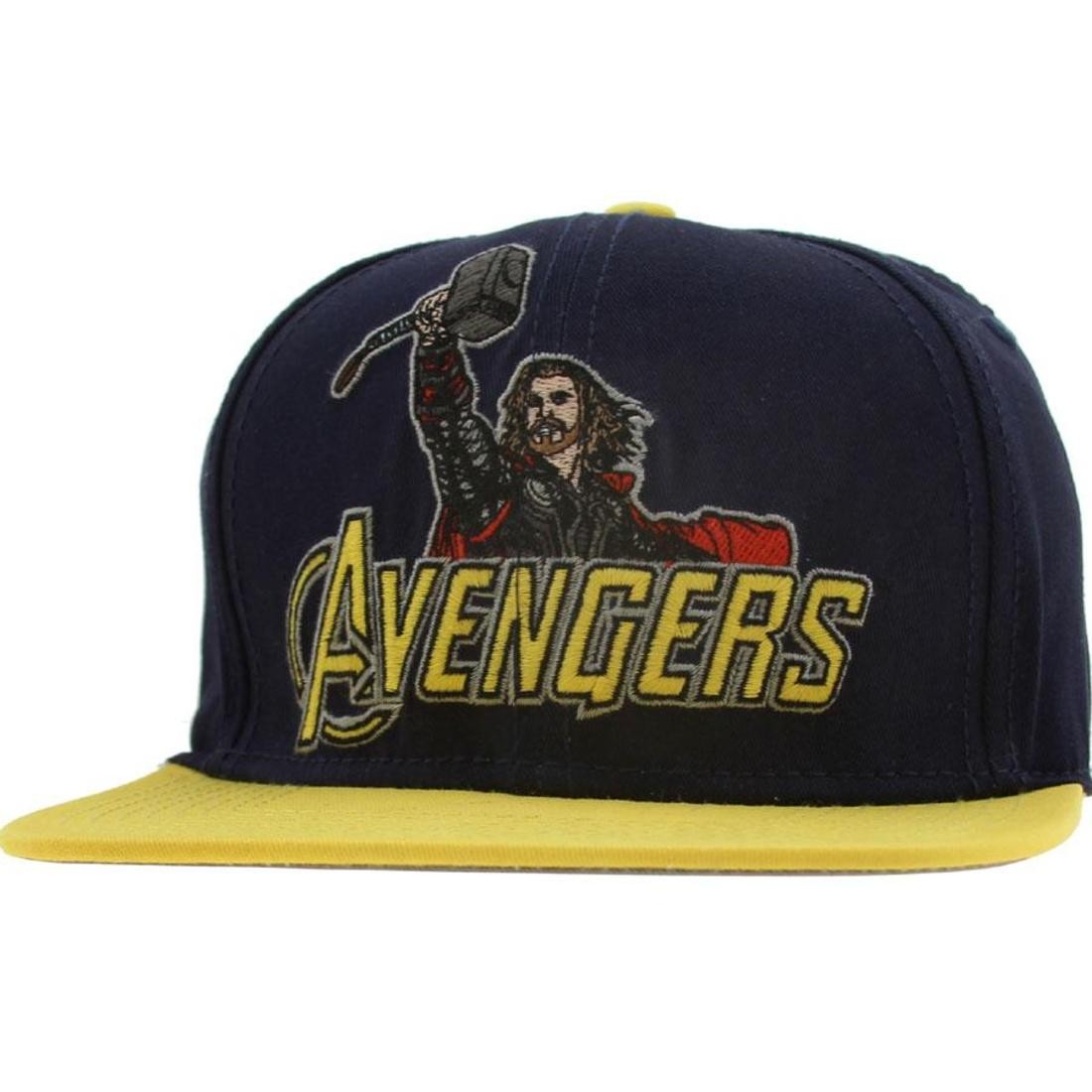 Marvel The Avengers Thor Snapback Cap (navy / yellow)