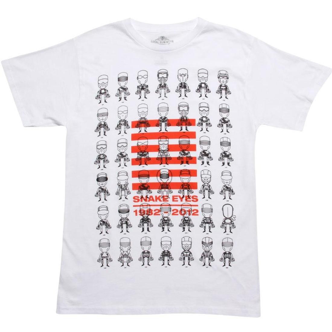 The Loyal Subjects x G I Joe Snake Eyes Tee (white)