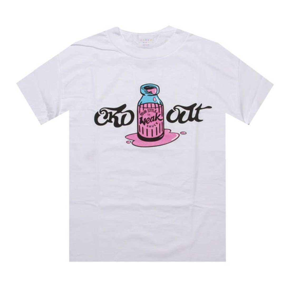 Caked Out Weaksauce Tee (white)