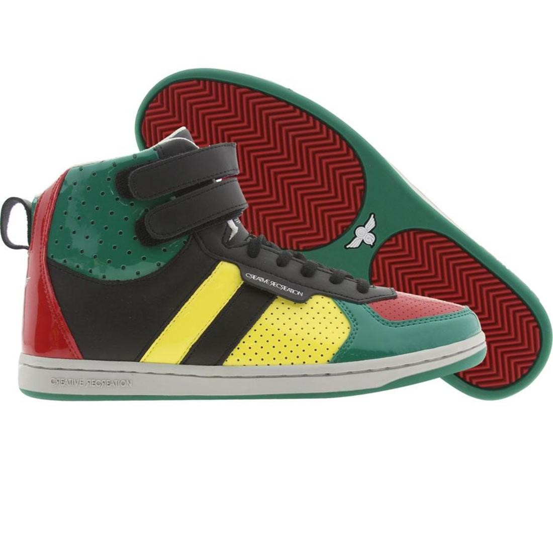 Creative Recreation Womens Dicoco (red / yellow / green patent)