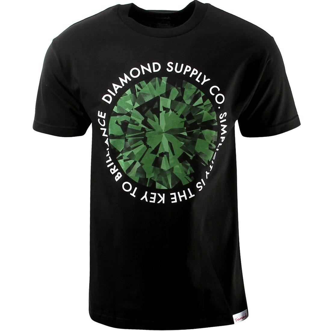 Diamond Supply Co Simplicity Tee (black / green)