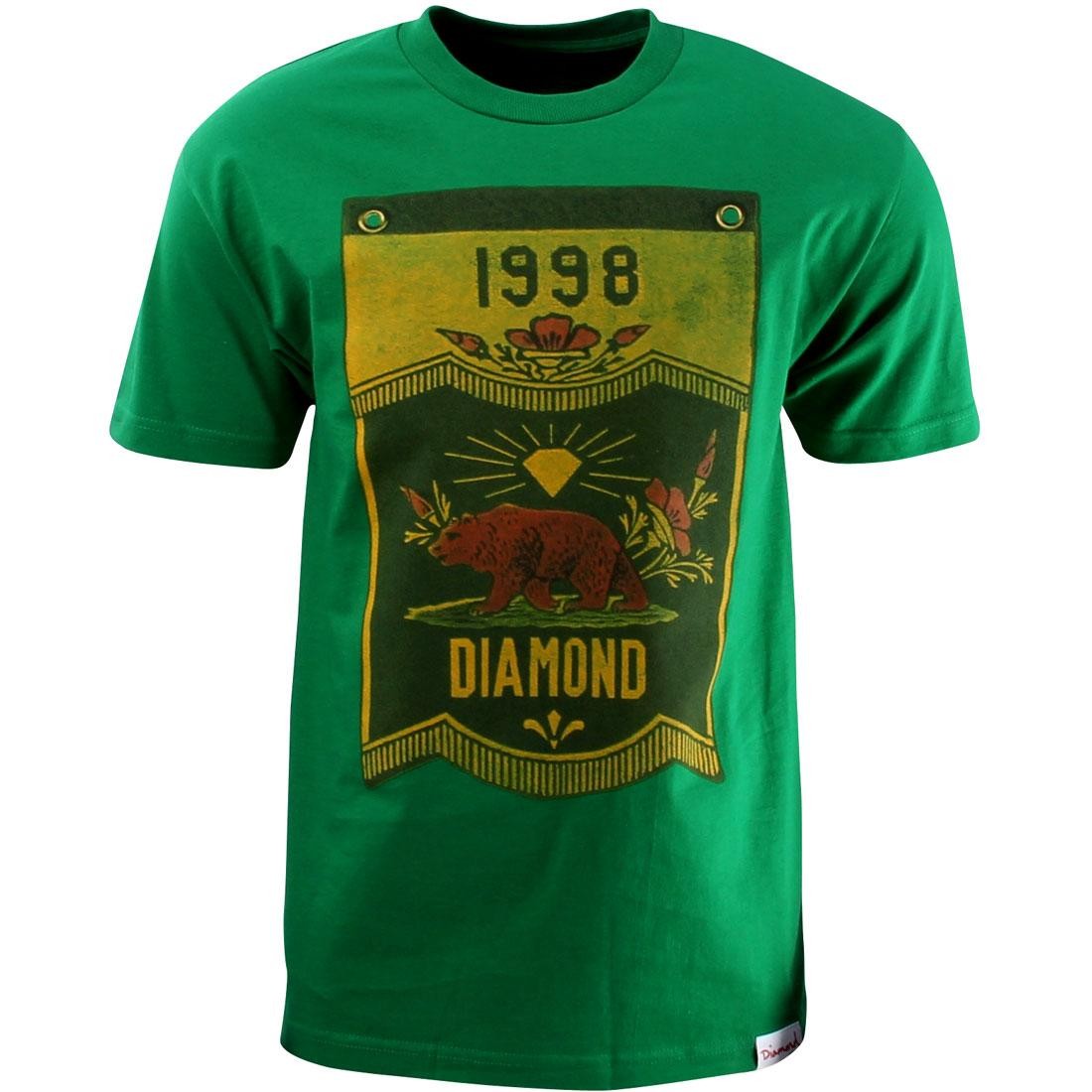 Diamond Supply Co Diamond Banner x Grizzly Tee (green / kelly green)