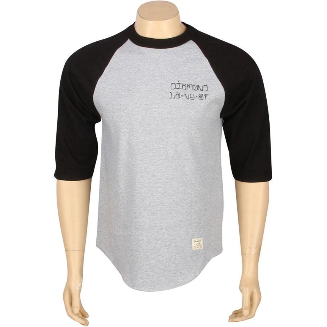 Diamond Supply Co Diamond Cities Raglan Tee (black / heather)