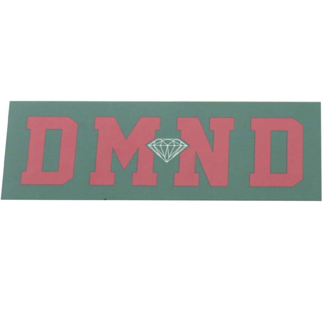 Diamond Supply Co DMND Super Sticker (green / pink)