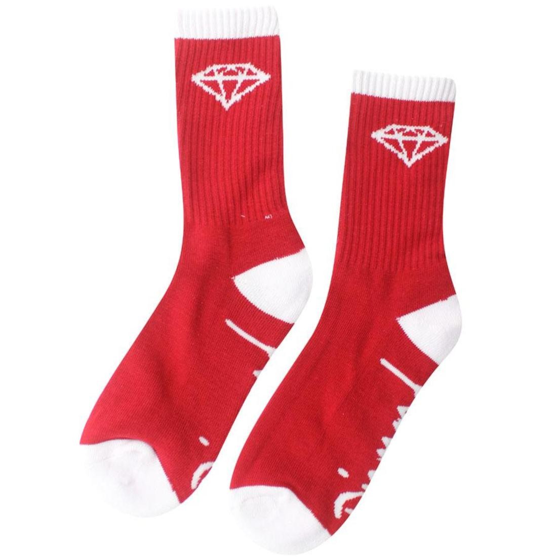 Diamond Supply Co 3 Pack O.G. High Cut Socks (red / white) 1S