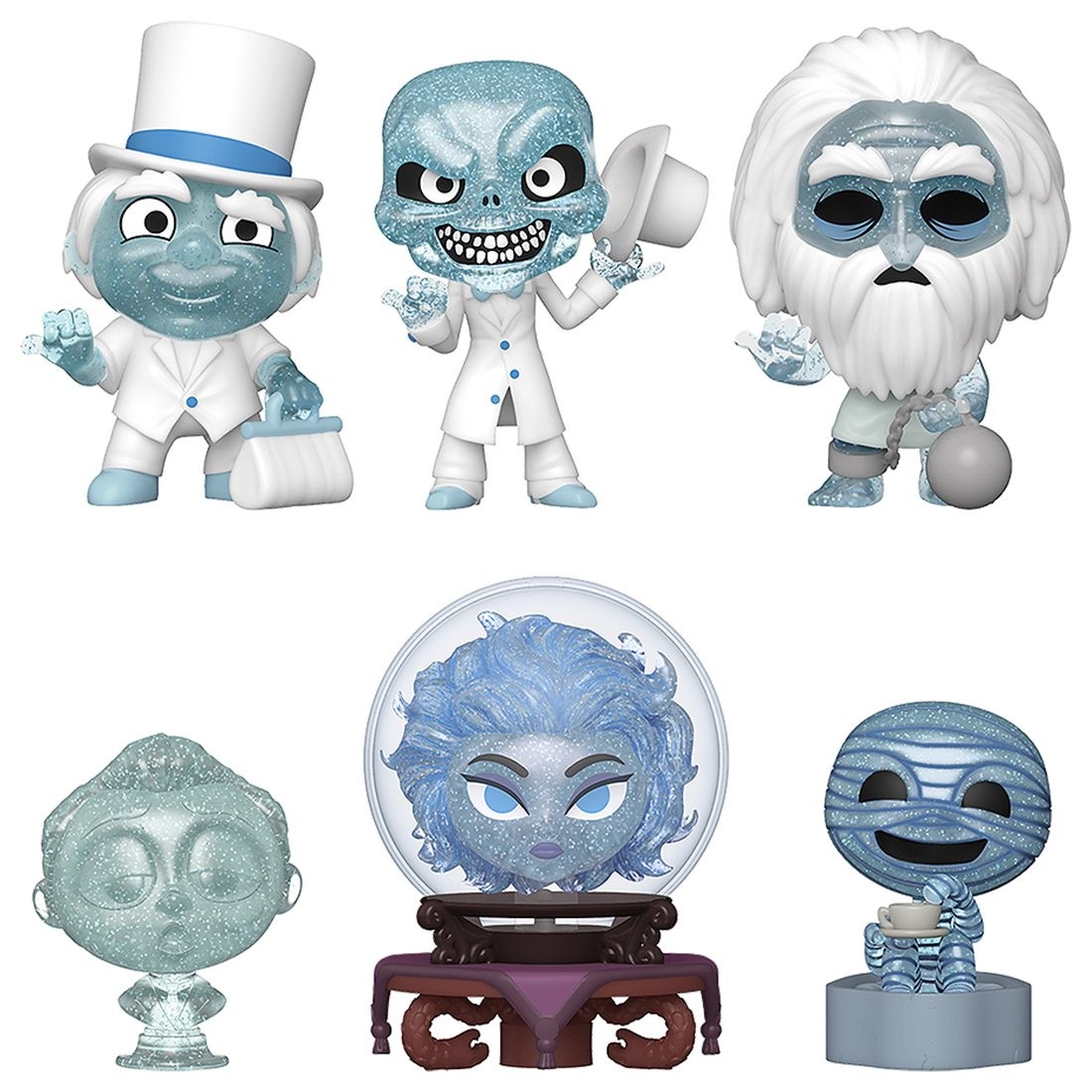 Funko Disney Haunted Mansion Glitter Mini Vinyl Figure - Set of 6 (multi)