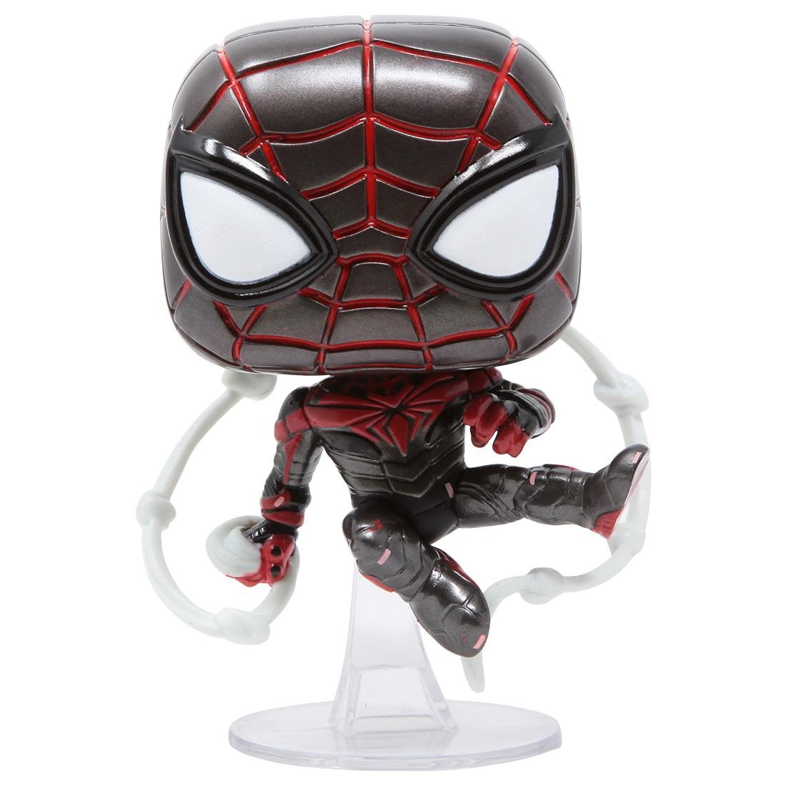 Funko POP Games Marvel Spider-Man Miles Morales - Miles Morales Advanced Tech Suit (black)