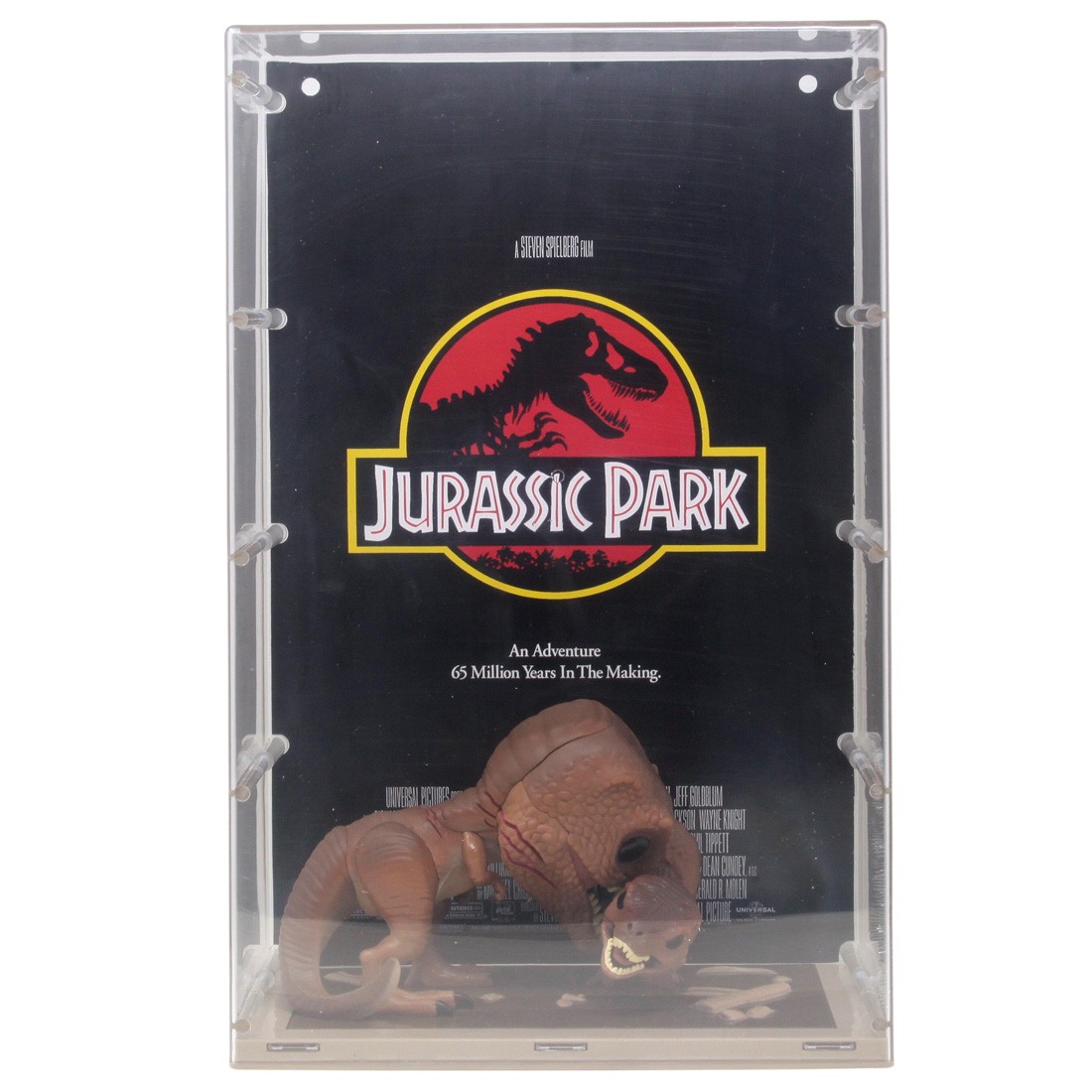 Funko POP Movie Posters Jurassic Park - Tyrannosaurus Rex And Velociraptor (brown)