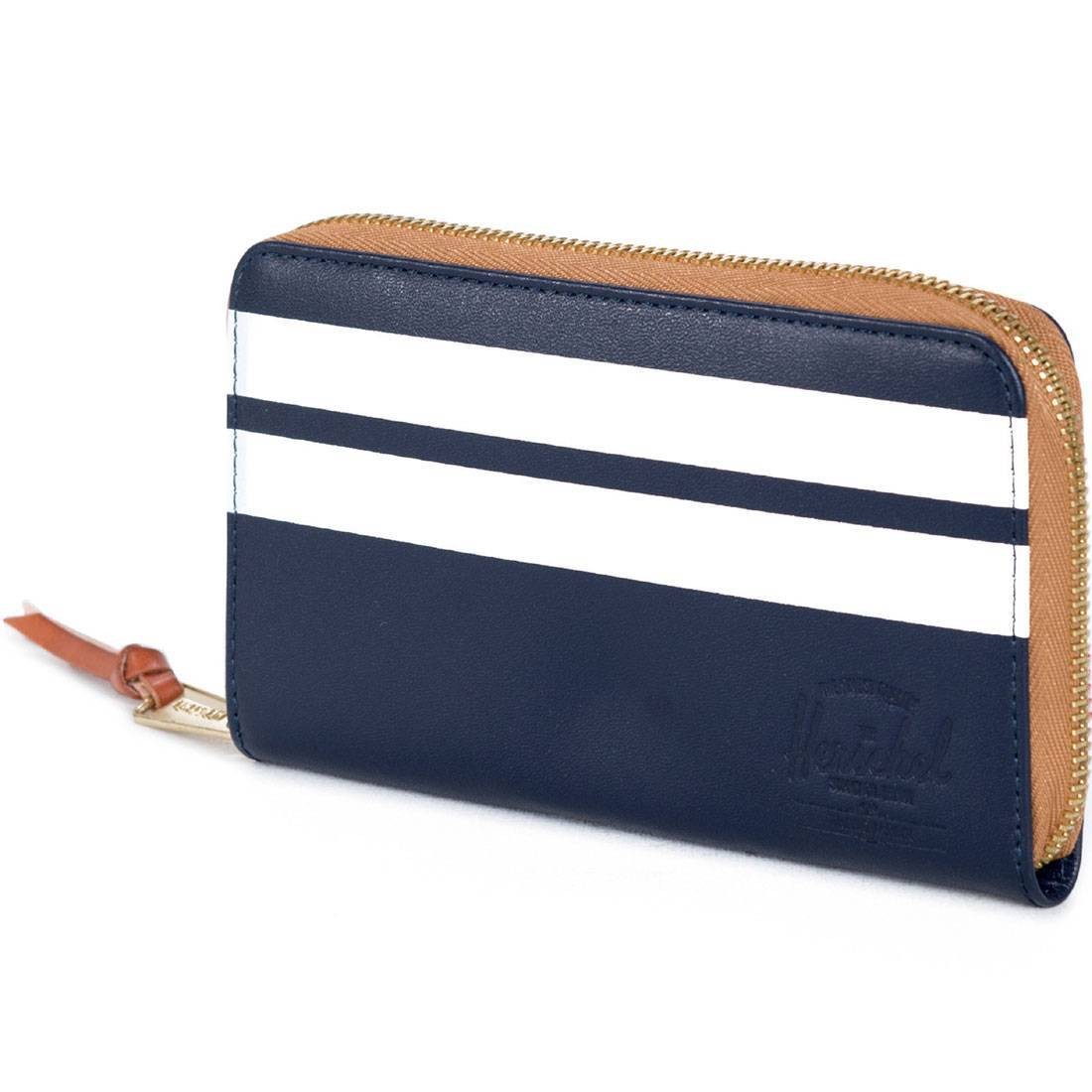 Herschel Supply Co Thomas Leather Wallet - Offset (blue / peacock)