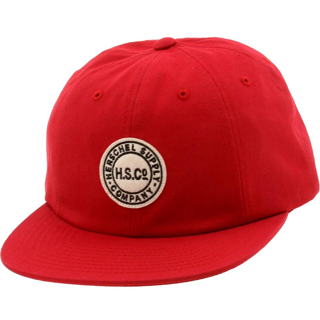 Herschel Supply Co Glenwood Cotton Cap (red)