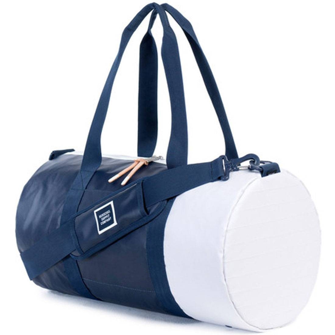 Herschel Supply Co Sutton Mid Volume Duffel Bag (navy / dress blue polycoat)