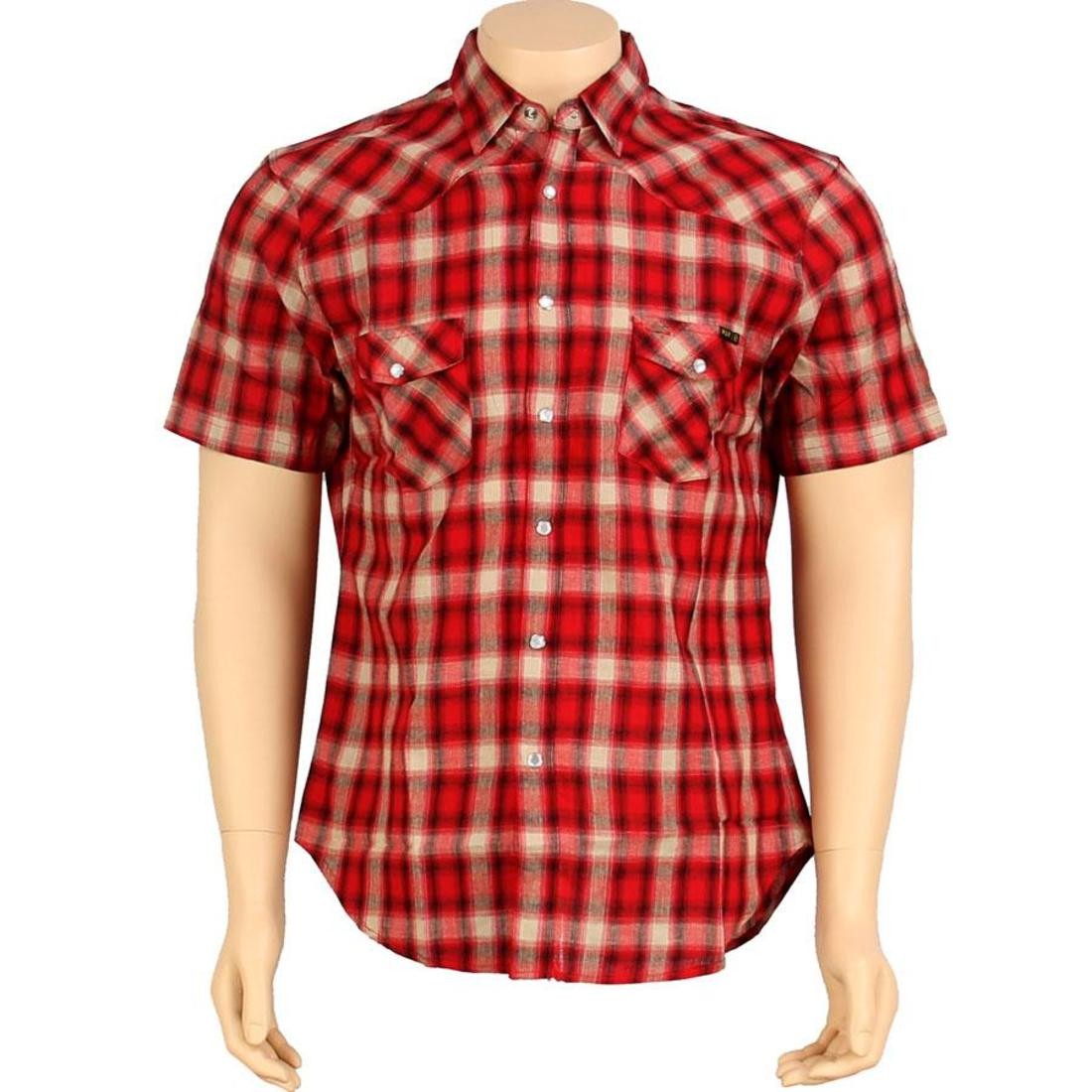 HUF The Shea Shirt (tan / red)