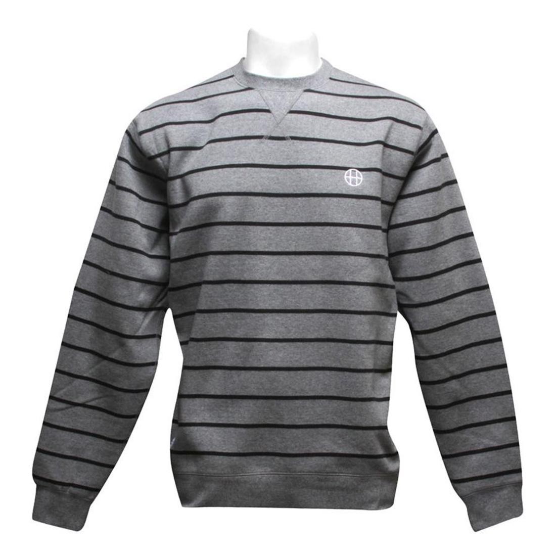 HUF Pinstripe Crew (grey)