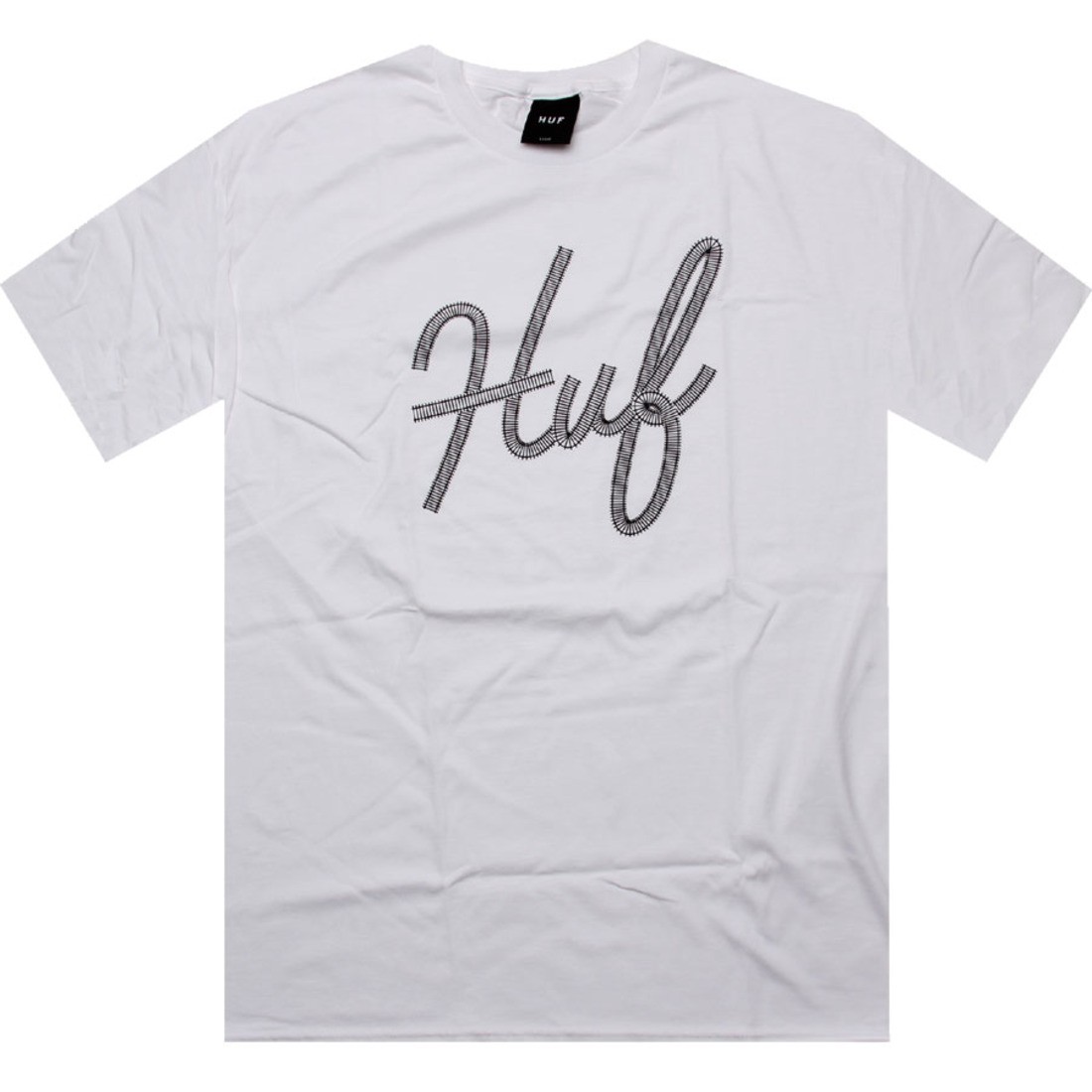 HUF Railroad Script Tee (white)