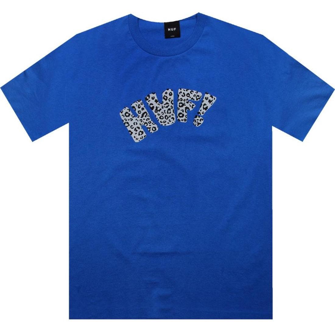 HUF Leopard Tee (royal blue)
