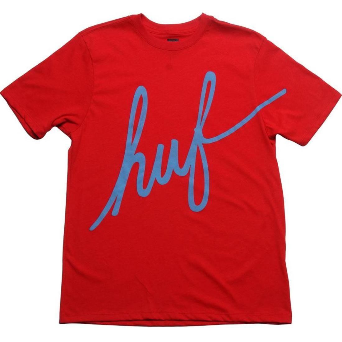 HUF Script Tee (red)
