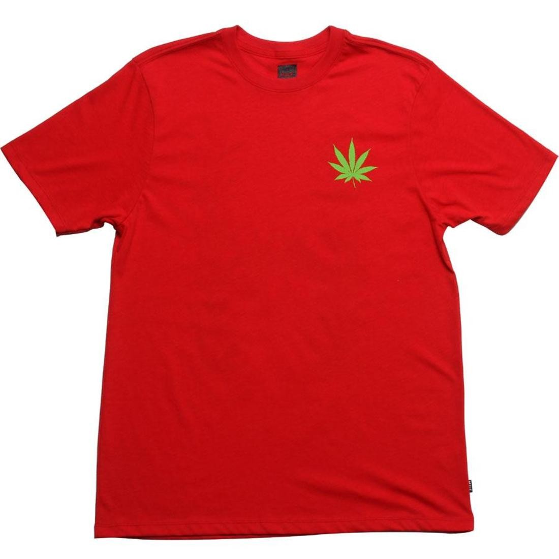HUF Leaves Tee (red)