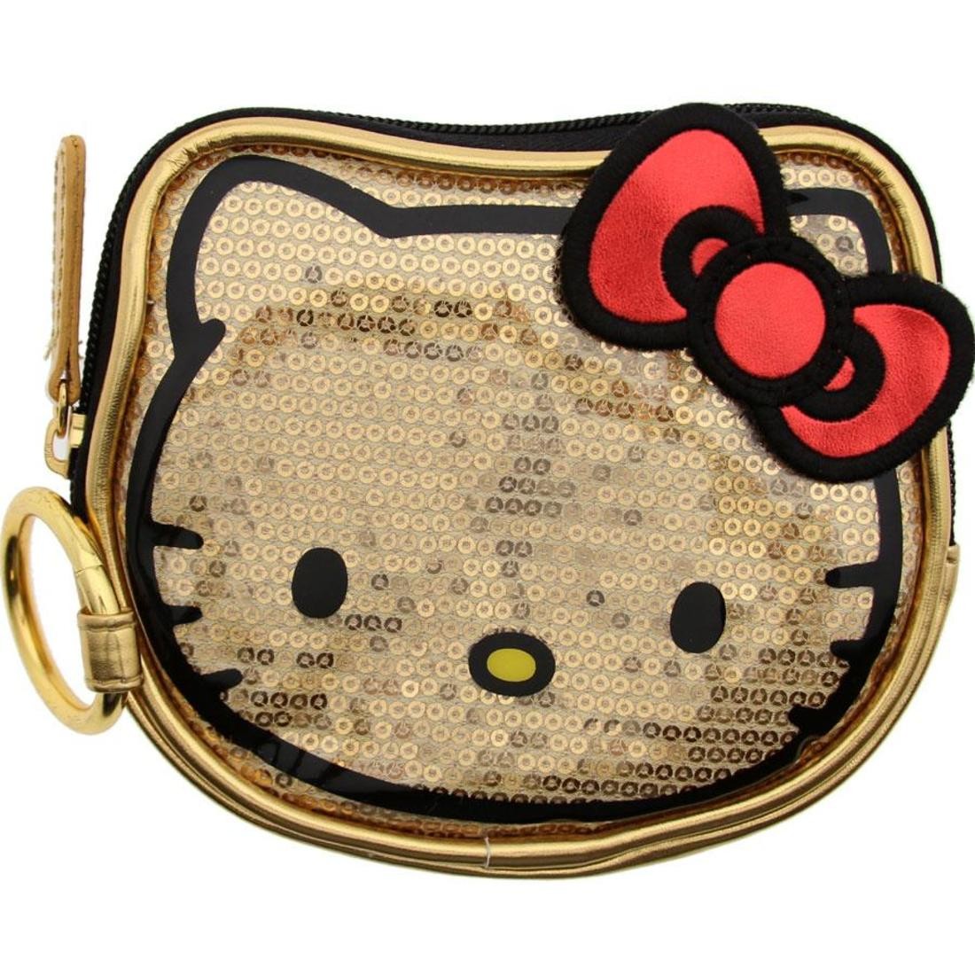 fluffy hello kitty purse/bag never used, in... - Depop