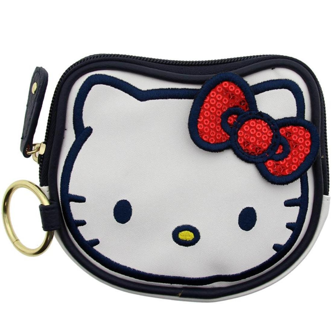 Hello Kitty Cute Silicone Coin Purse Fashion Cartoon Figure Zipper Shoulder  Bag Toy Crossbody Bag For