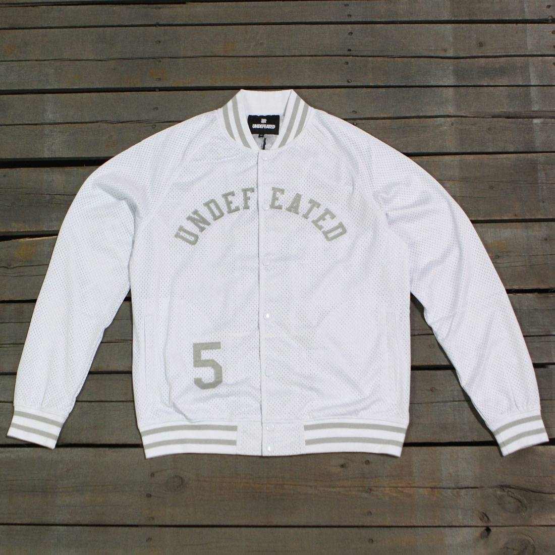 All white varsity jacket cheap