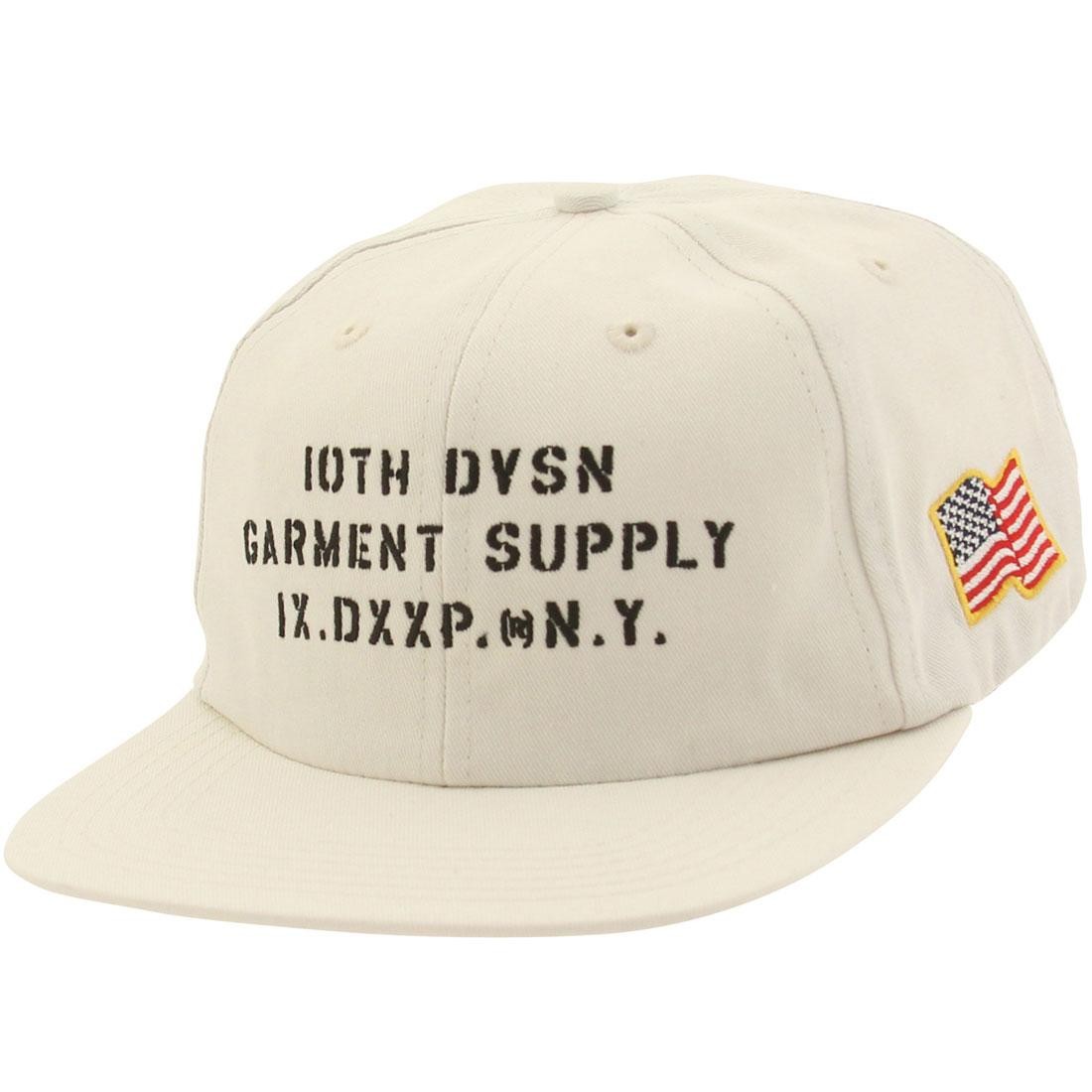 10 Deep Stenciled Snapback Cap (white / off white)