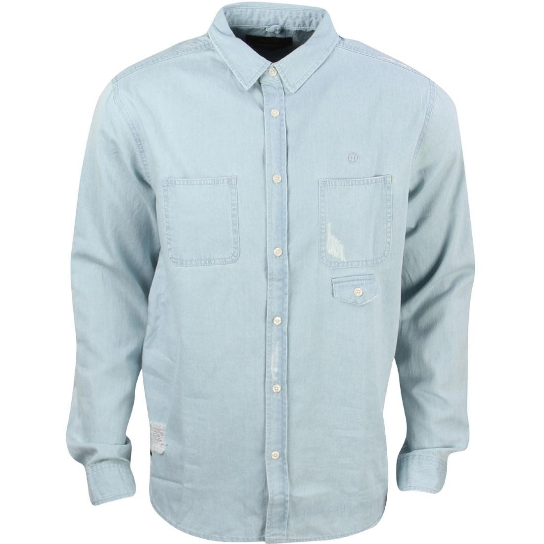 10 Deep Men Destructo Long Sleeve Shirt (blue / light damage)