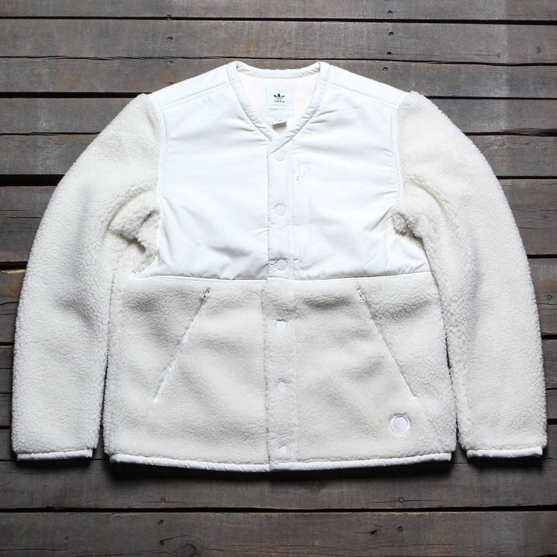 Adidas Consortium x Wings And Horns Men Sherpa Jacket (white / off white)