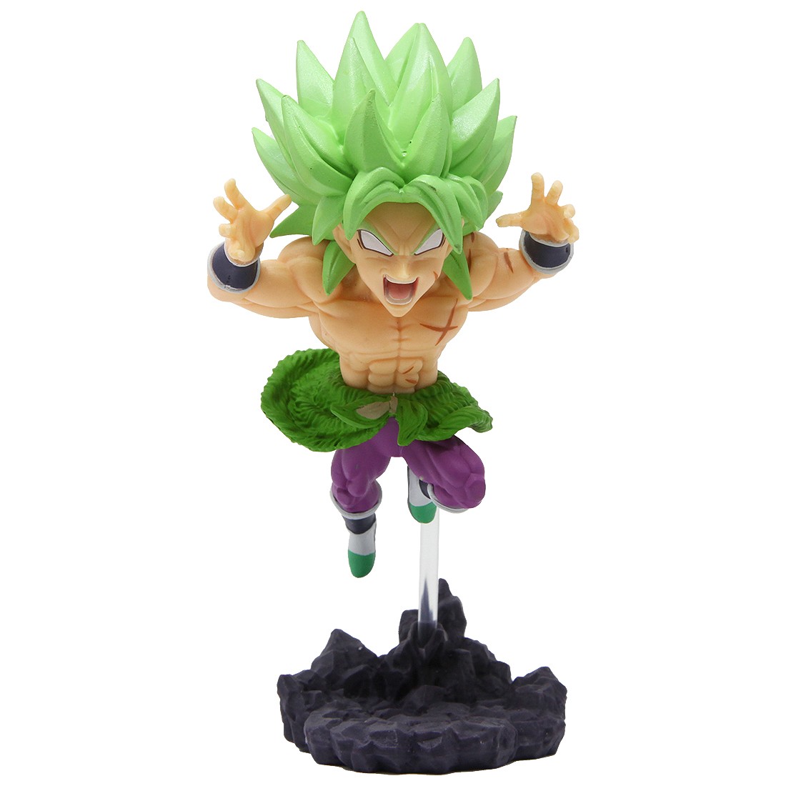 Banpresto Dragon Ball Super World Collectable Diorama Vol. 4 - C Super Saiyan Broly Full Power (green)
