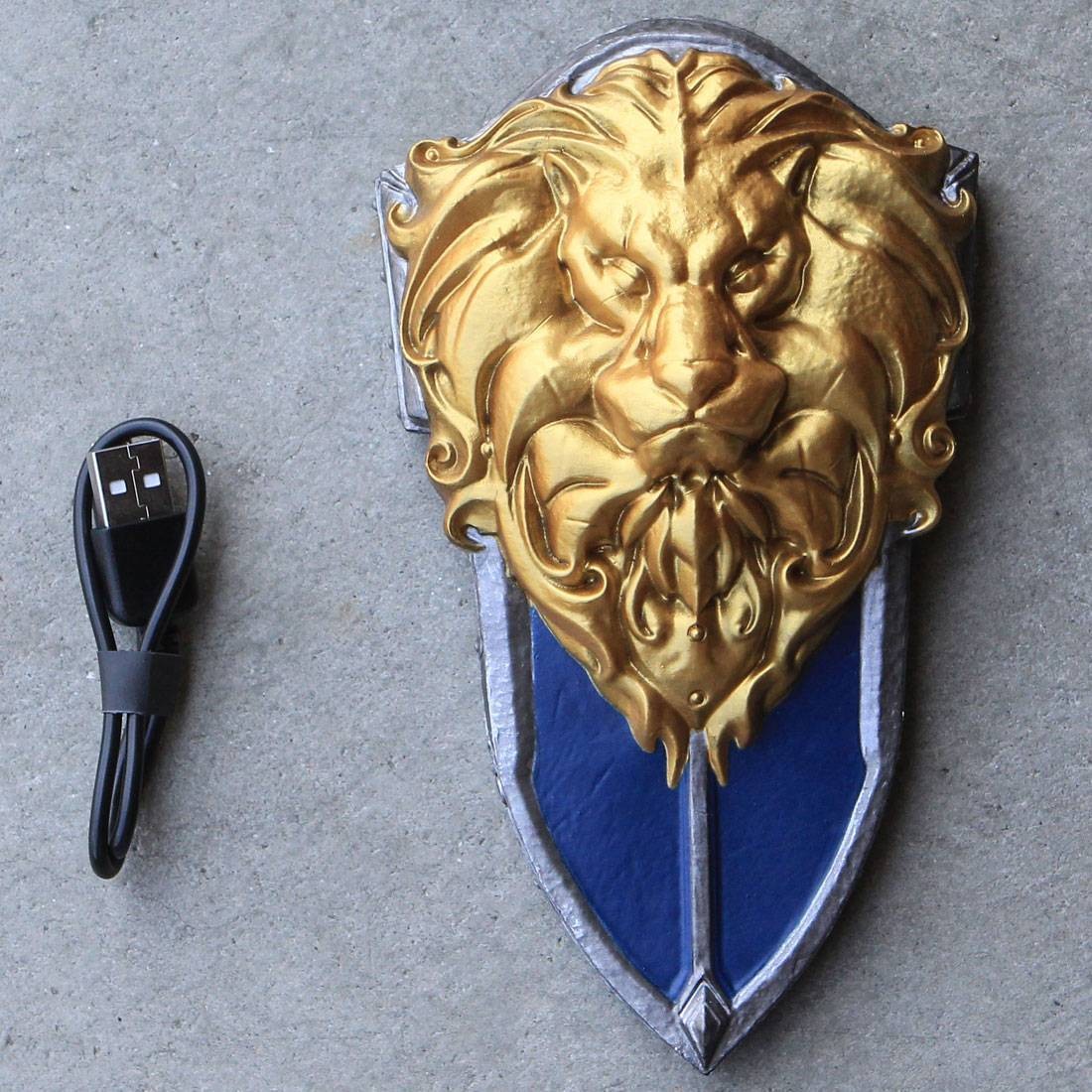 Swordfish Warcraft Movie Collection Lothar's Stormwind Shield 3360 mAh Power Bank