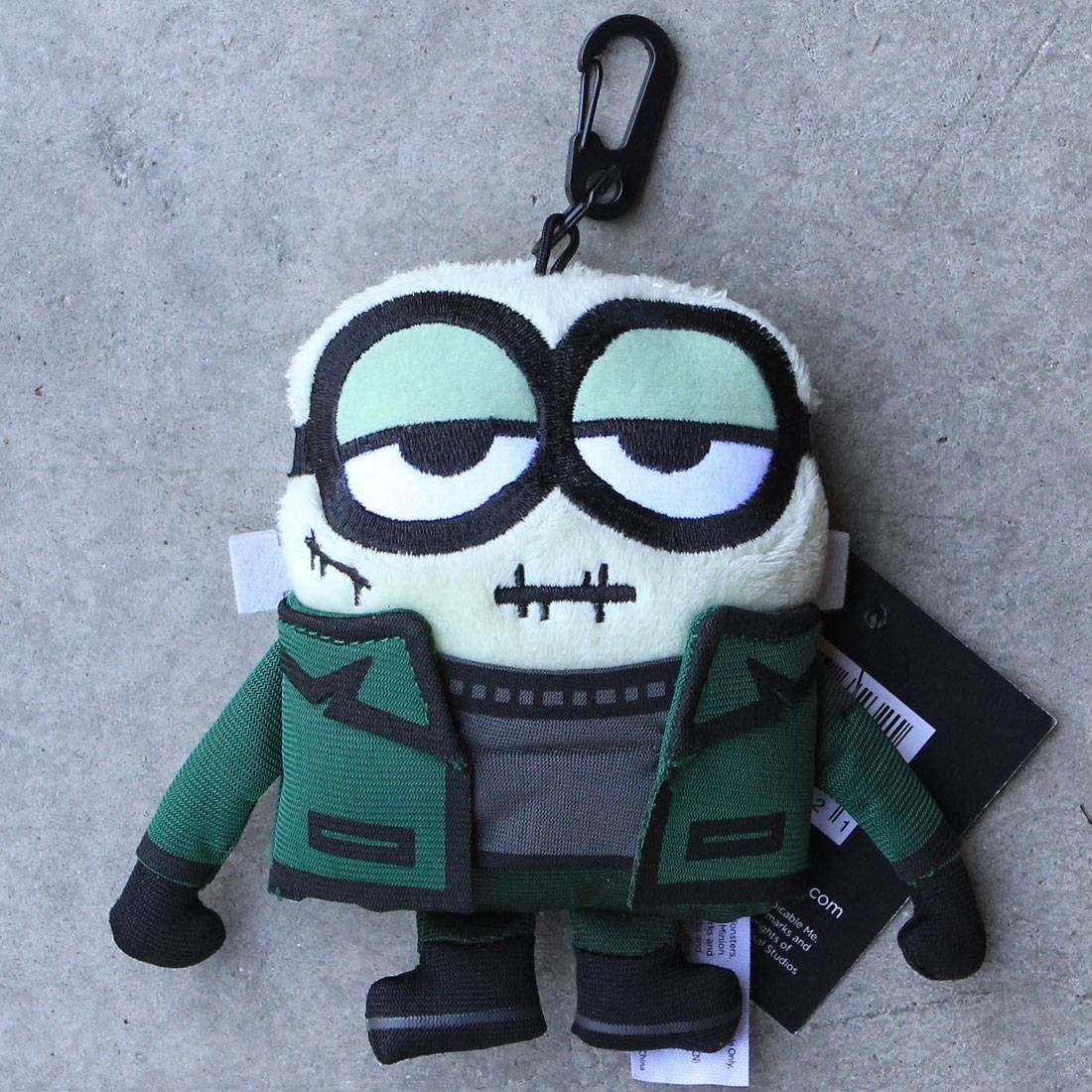 BAIT x Minion Monsters Zombie Tim 5 Inch Plush Backpack Clip Minions  Despicable Me