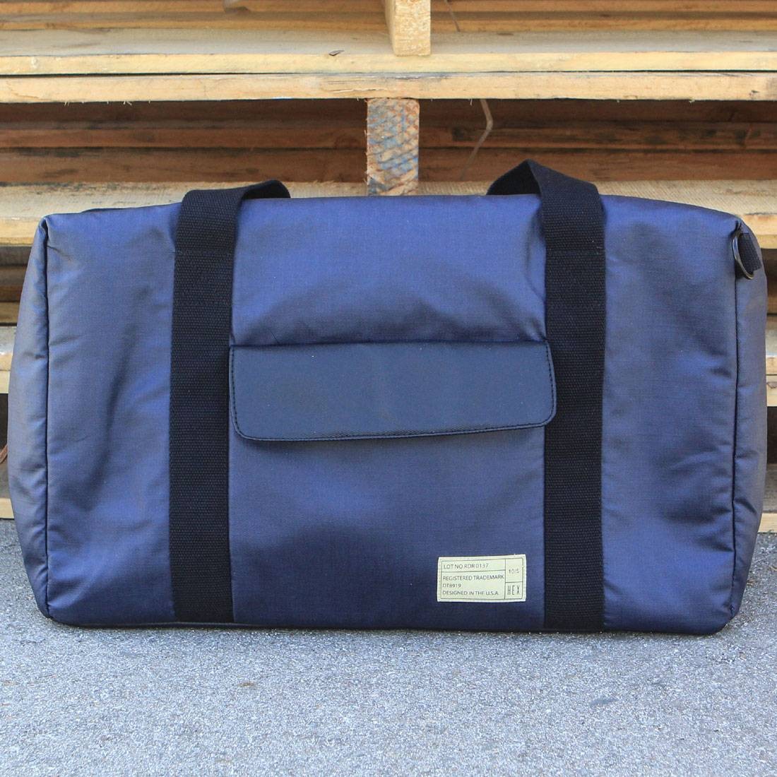 Hex Drifter Duffel Bag (navy / ripstop)