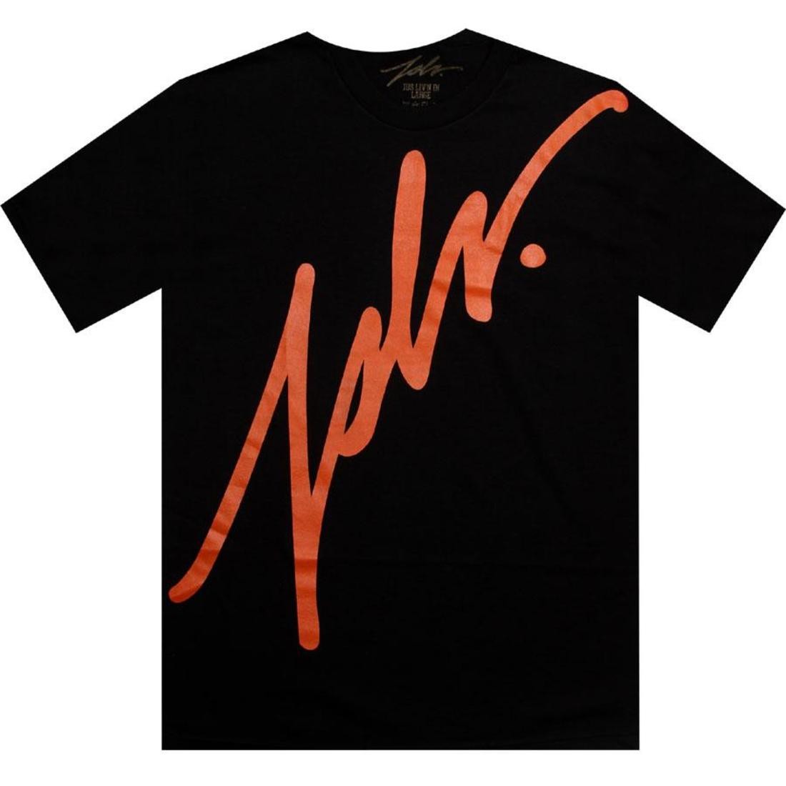 JSLV Premium Signature Tee (black / orange)