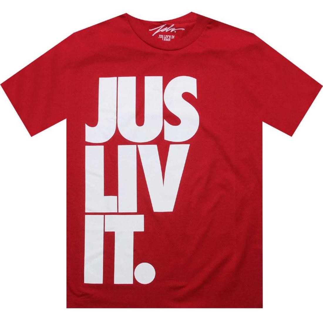 JSLV Liv It Tee (cardinal)