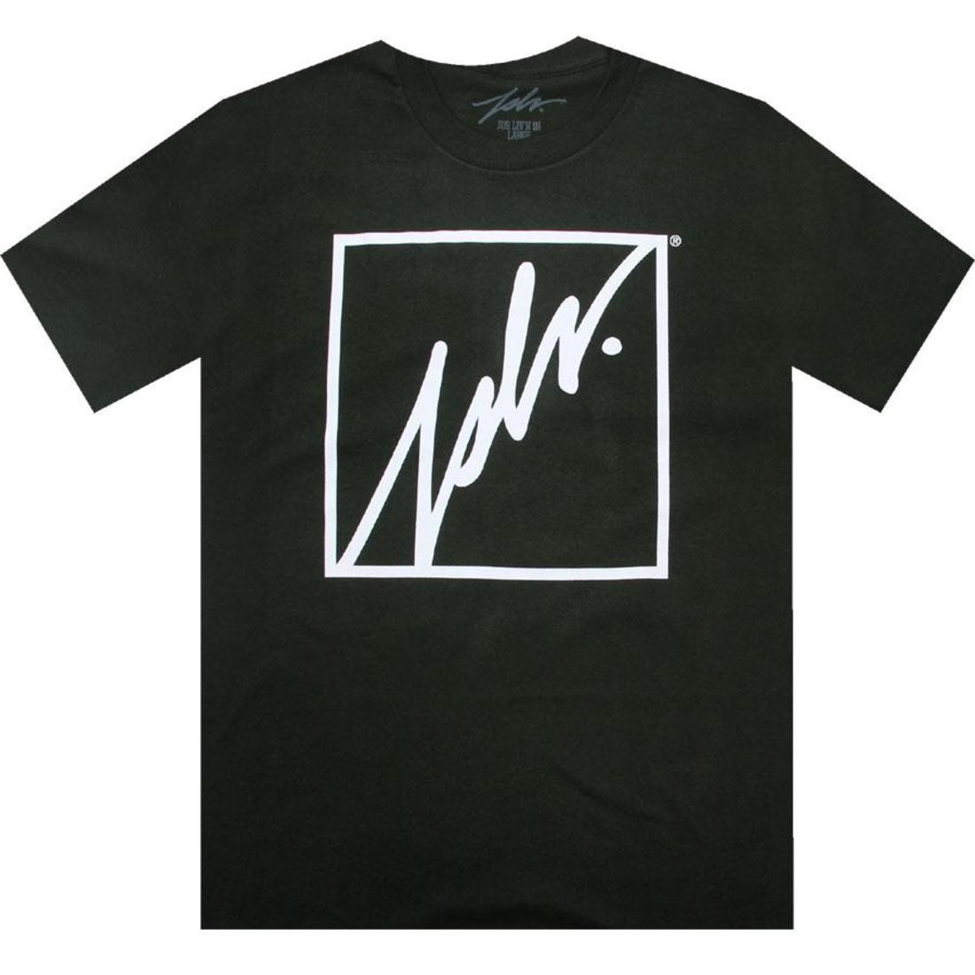 JSLV Squared Outline Tee (hunter green)