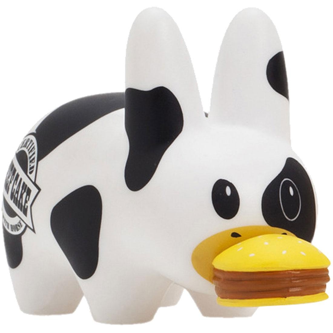Kidrobot Smorkin Labbit Mad Cow Labbit 2.5 Inch Figure (white / black)