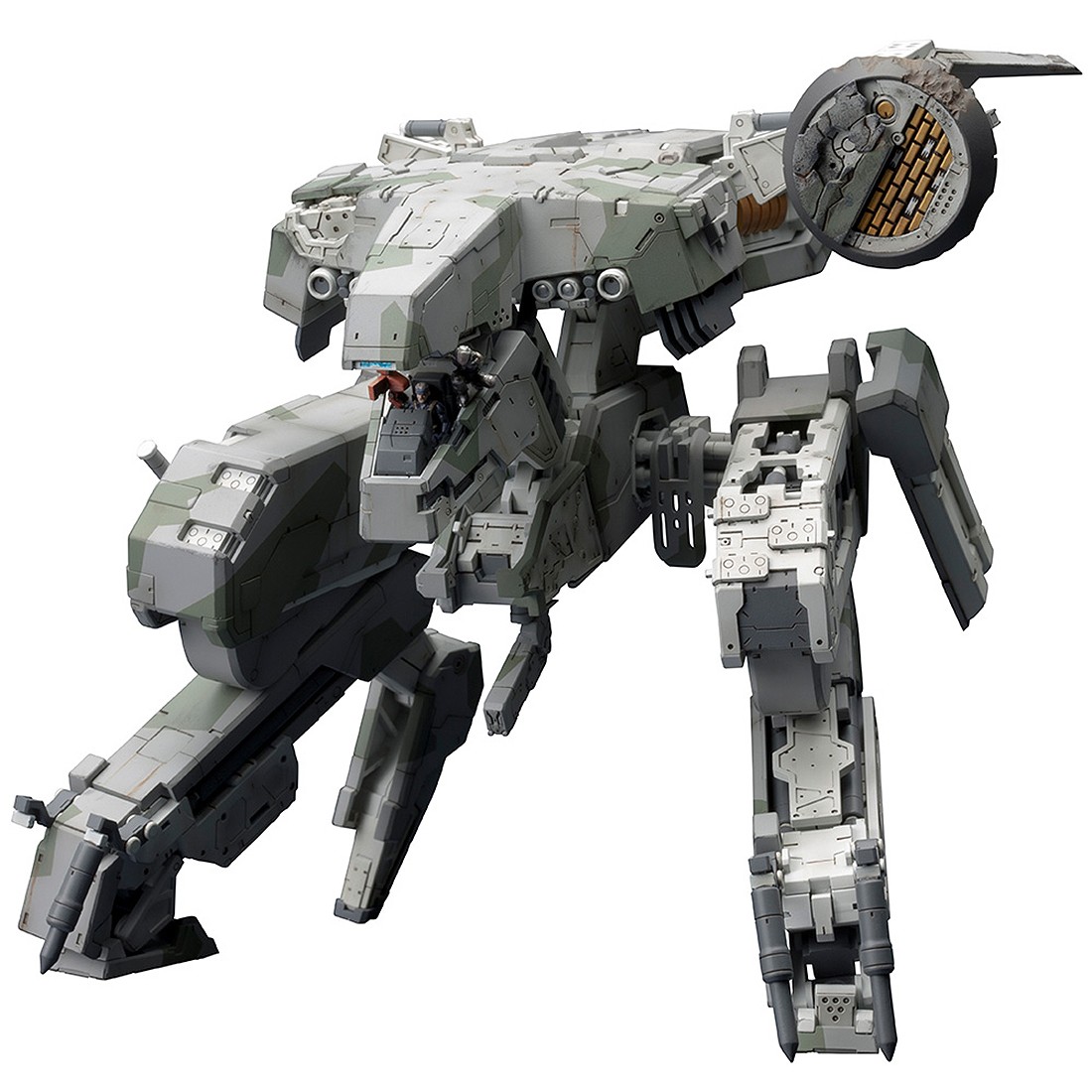 Kotobukiya Metal Gear Solid 4 Guns of the Patriots Metal Gear REX Metal Gear Solid 4 Ver. Plastic Model Kit (gray)