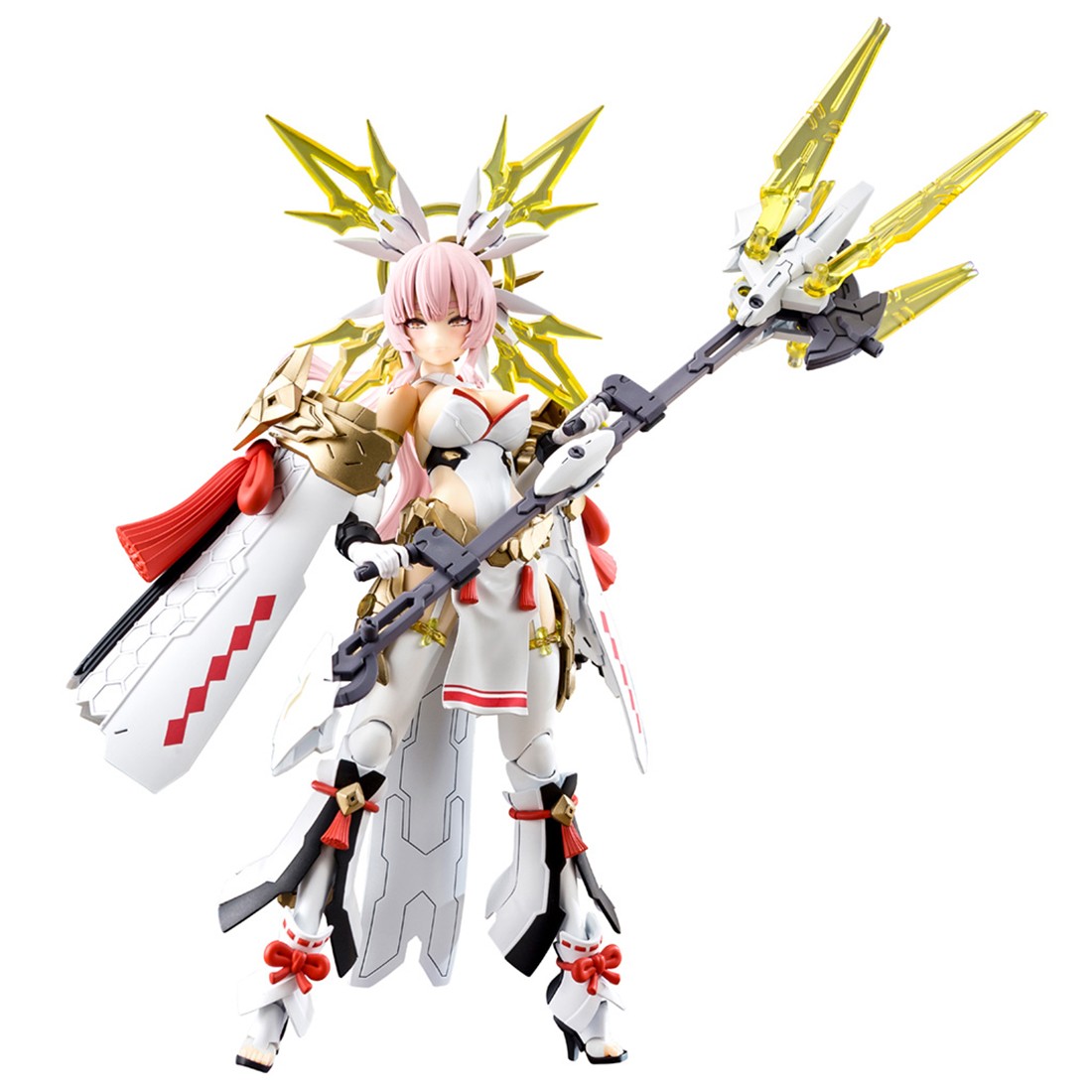 Kotobukiya Megami Device Auv Amaterasu Regalia Plastic Model Kit (white)