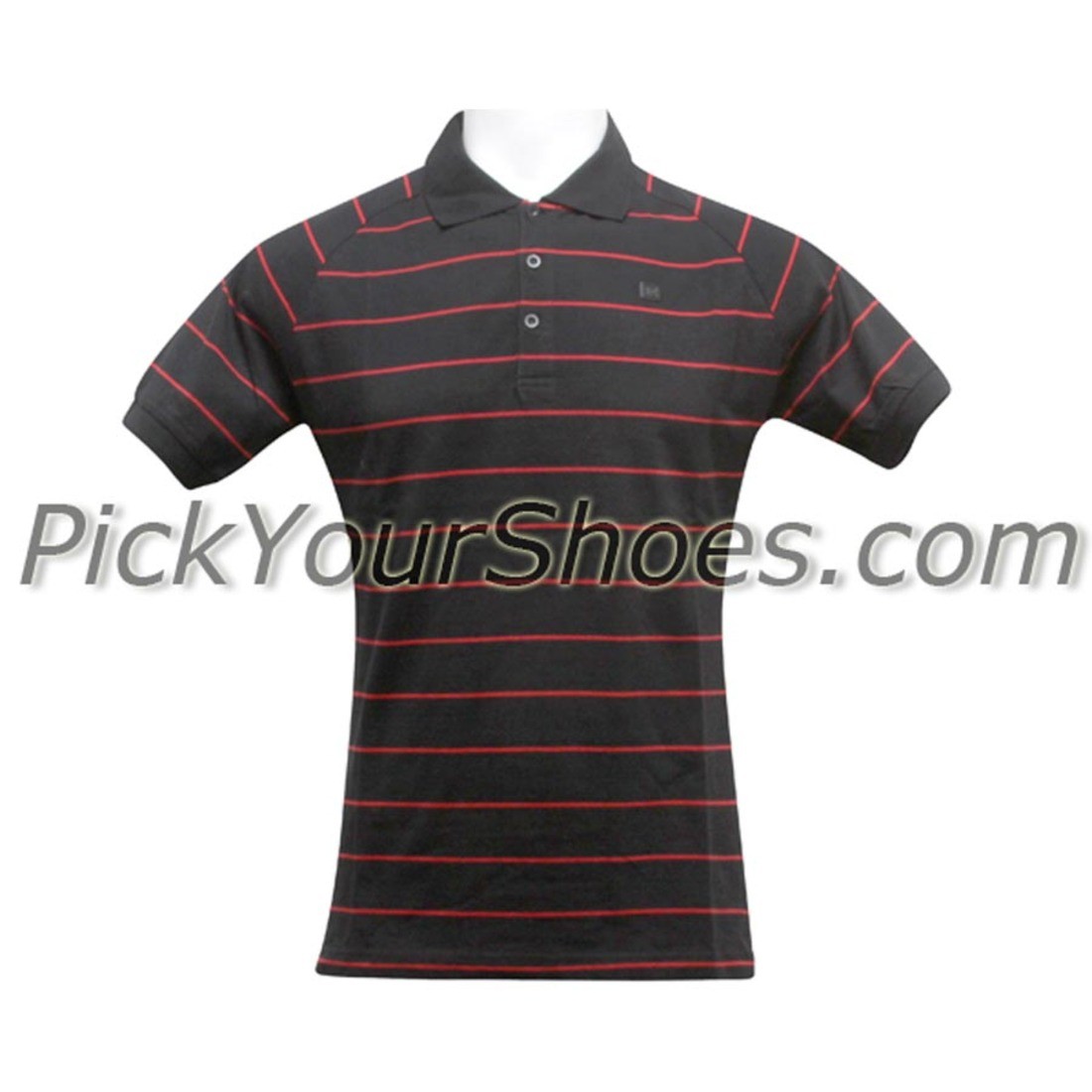 KR3W Benton Polo (black / red)