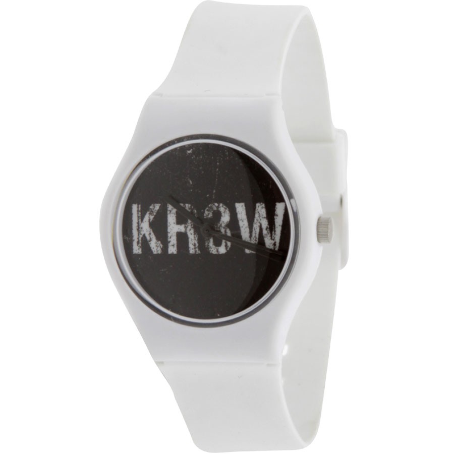 KR3W Freshman Logo Watch (white)