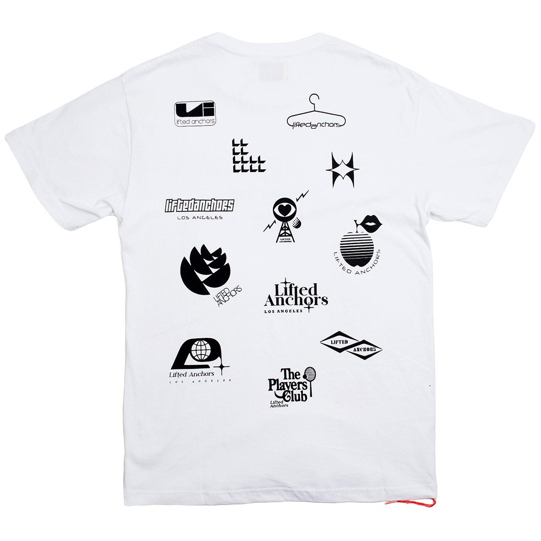 Men's White Graphic & Logo Tees