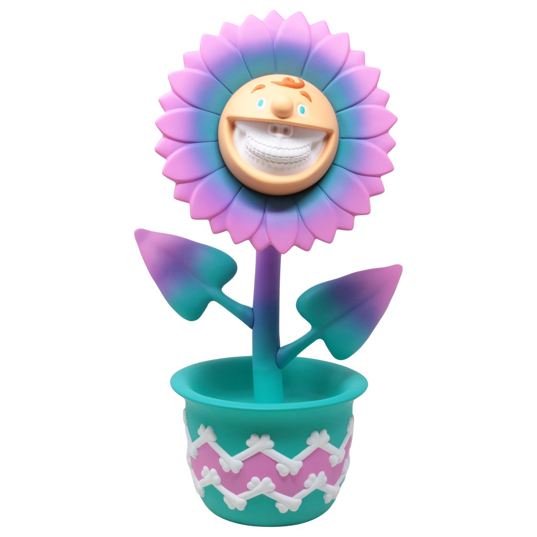 BAIT Exclusive x Made By Monsters X MINDstyle x Ron English Growing Charlie Grin Figure (teal / magenta / cyan)