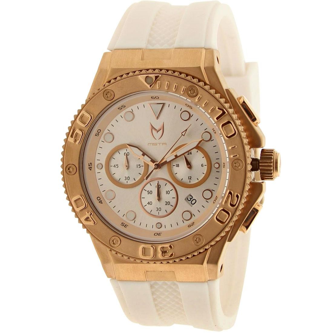 Meister Ambassador Stainless MK2 Watch (gold / rose gold / white)