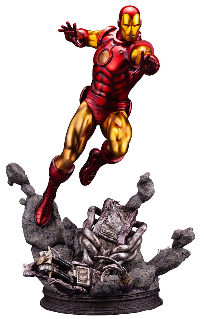 Kotobukiya Marvel Universe Avengers Iron Man Fine Art Statue (red)