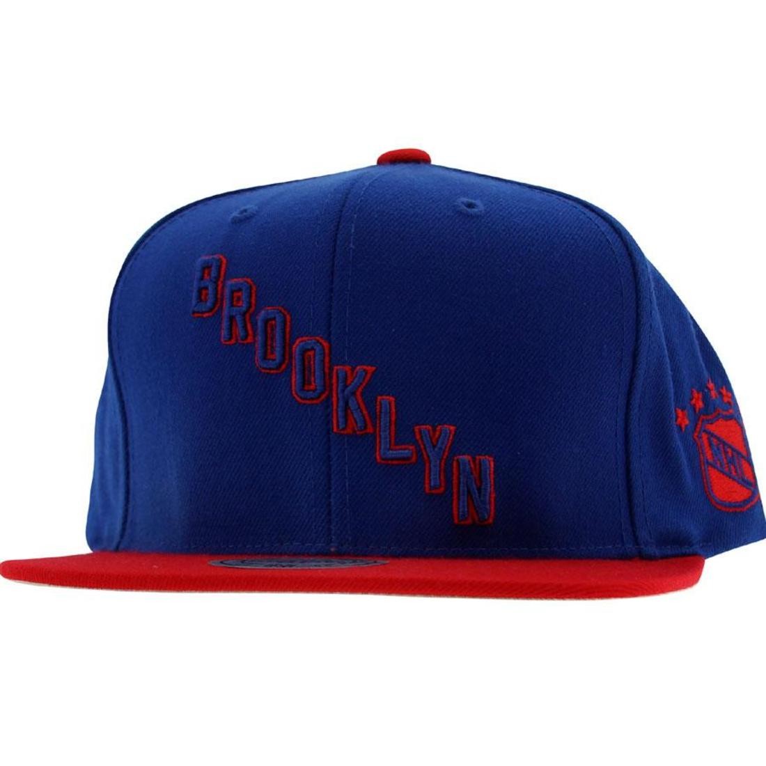 Mitchell And Ness Brooklyn Americans Retro Snapback Cap (blue / red)