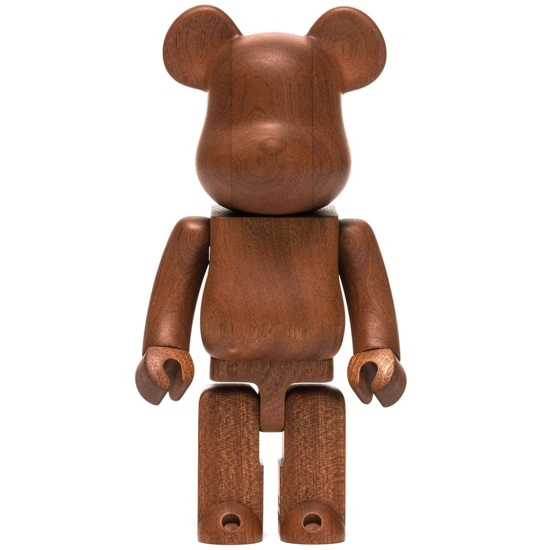 Medicom Karimoku Sapele 400% Bearbrick Figure brown