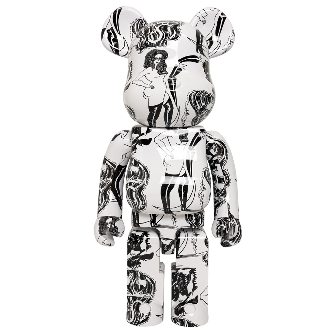 Medicom Saiko Otake Planet A 1000% Bearbrick Figure (white)