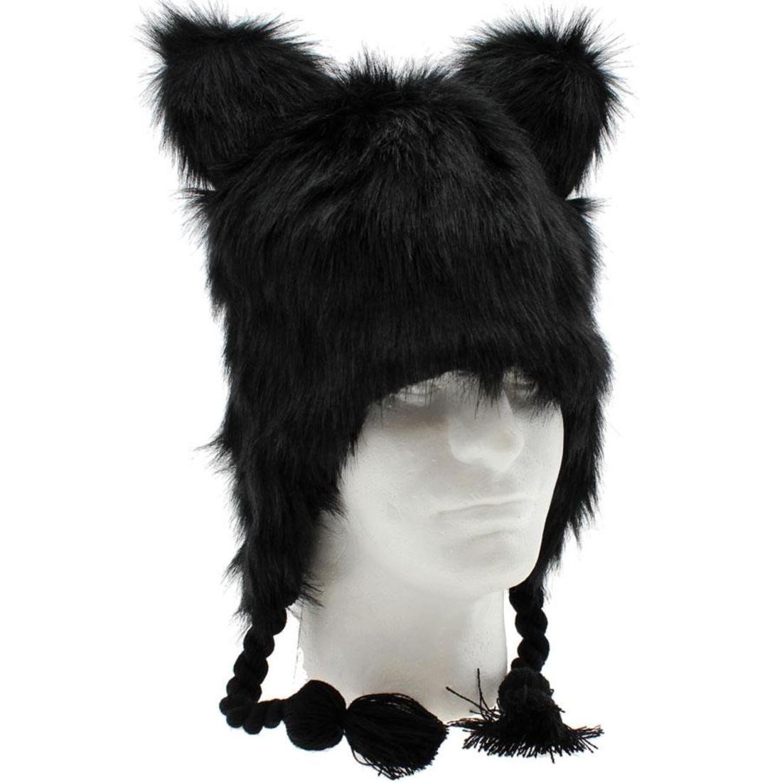 Neff Little Fur Beanie (black)