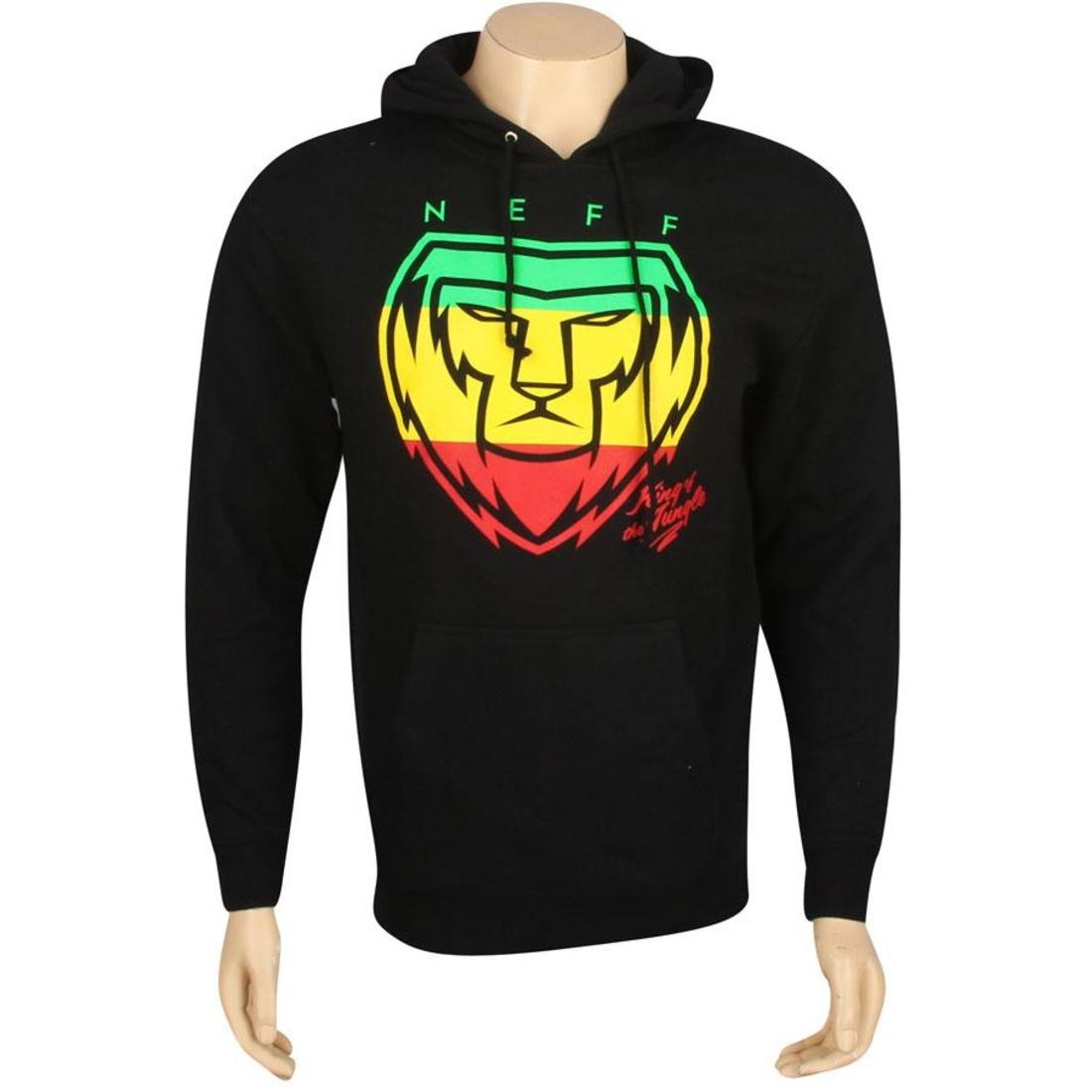 Neff King Lion Pullover Hoody (black)