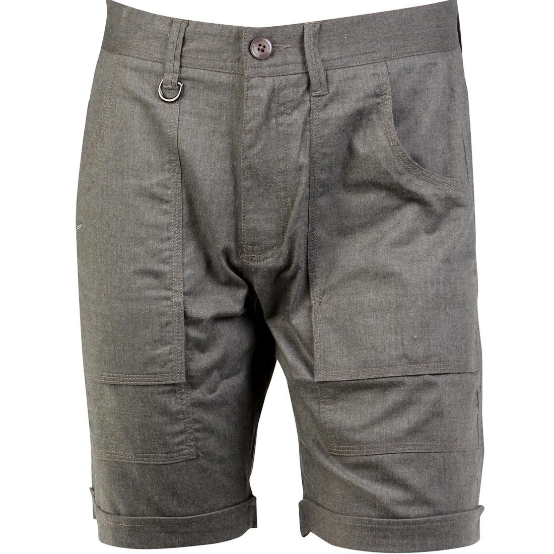 Publish Banksy Brushed Chambray Cargo Shorts (gray / charcoal)